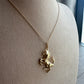 Yellow Gold Horse Pendant Necklace
