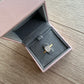18k Crushed ice solitaire Ring