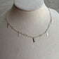 18k Drops Necklace/choker