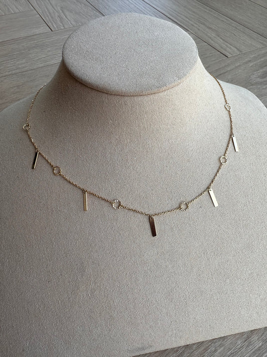 18k Drops Necklace/choker