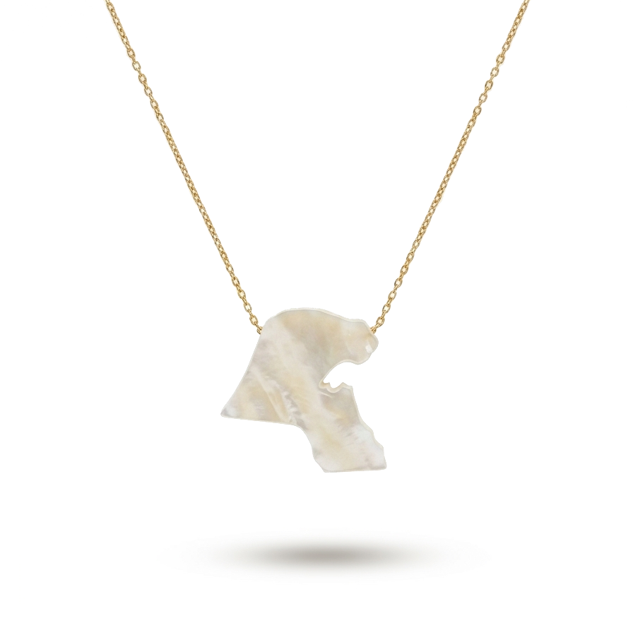Kuwait Map Necklace