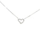 18k Diamond Heart Necklace