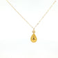 21k Drop Charm Necklace