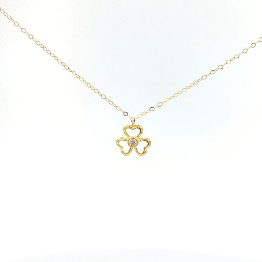 21k Drop Flower Necklace