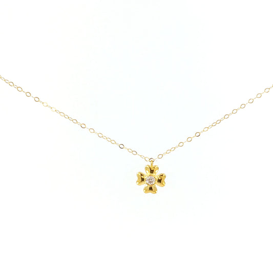 21k Drop Flower Necklace