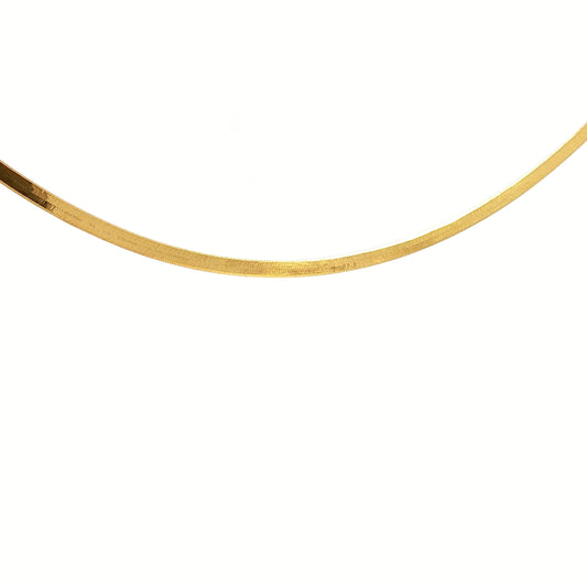 21k Omega Necklace