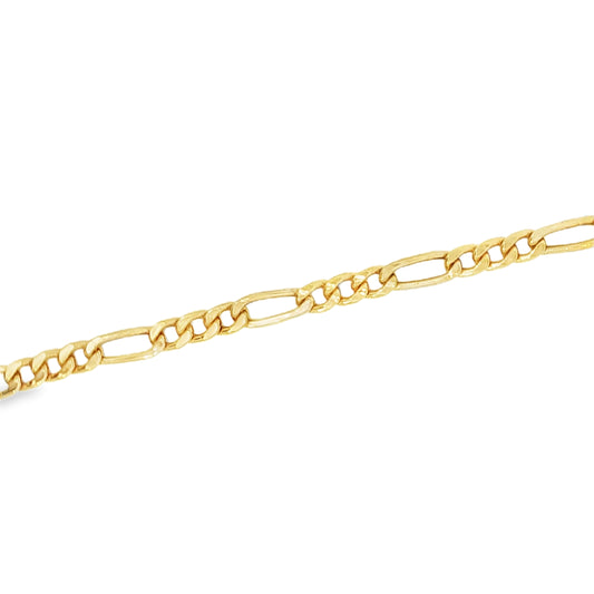 18k figaro Bracelet