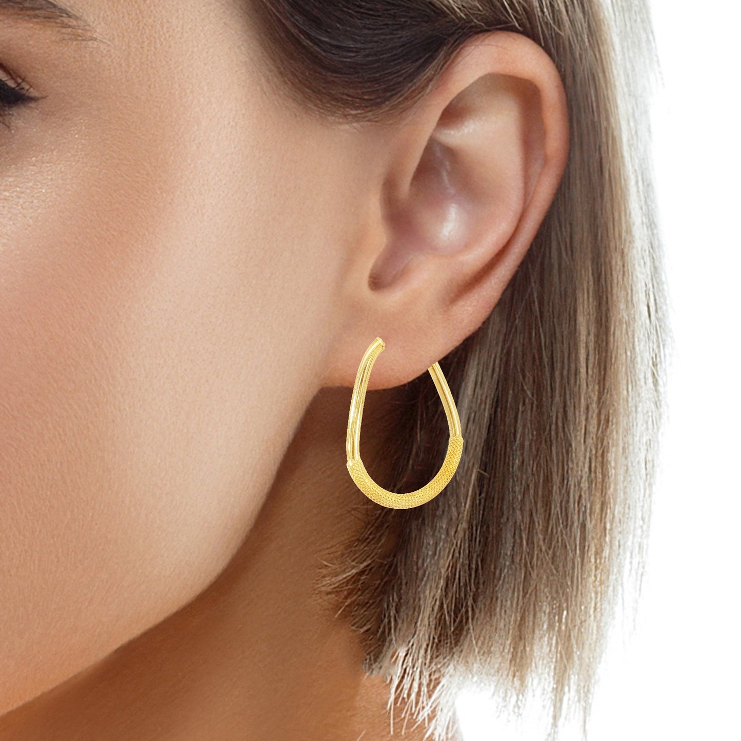 18k Hoop Earrings