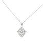 18k White Gold Pendant Necklace