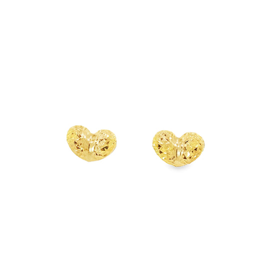 21k Hear Earrings