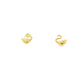 21k Swan Earrings