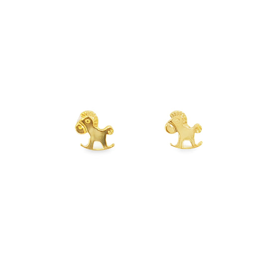 21k Rocking Horse Earrings