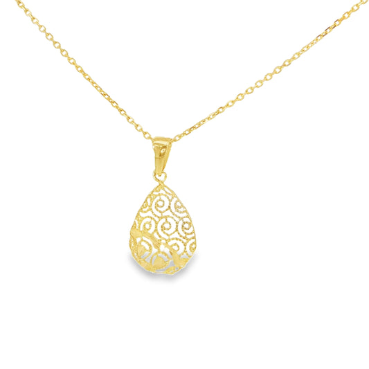 21k Drop Filigree Set