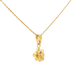 21k Flower pendant Necklace