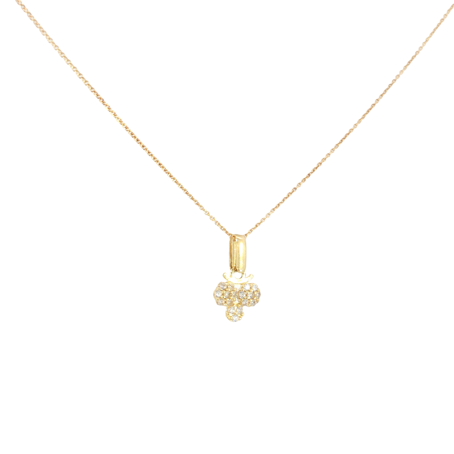 18k Yellow Gold Charm Necklace