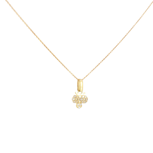 18k Yellow Gold Charm Necklace