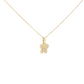 18k Yellow Gold Butterfly Charm Necklace