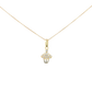 18k Yellow Gold Cupcake Charm Necklace