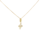 18k Yellow Gold Cupcake Charm Necklace