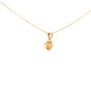 18k Yellow Gold Heart Charm Necklace