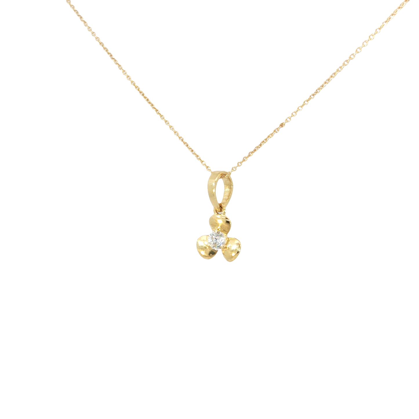18k Yellow Gold Charm Necklace