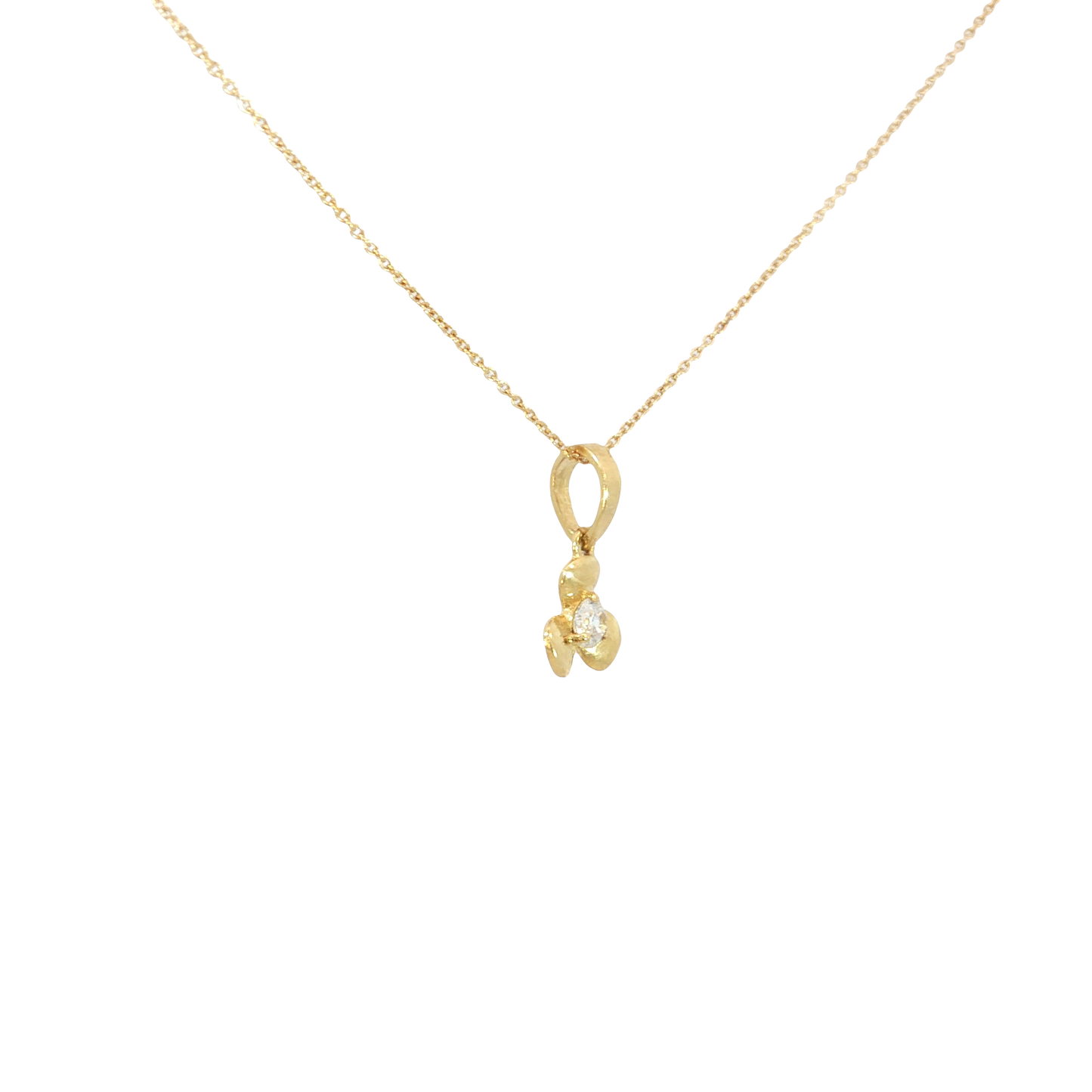 18k Yellow Gold Charm Necklace