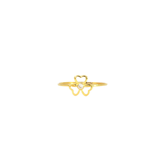 21k Yellow Gold Flower Ring