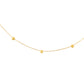 Bubbles Yellow Gold Necklace