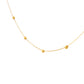 Bubbles Yellow Gold Necklace