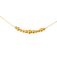 Bubbles Yellow Gold Necklace