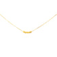 Bubbles Yellow Gold Necklace
