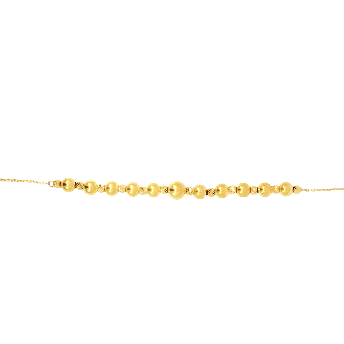 Bubbles Yellow Gold Bracelet