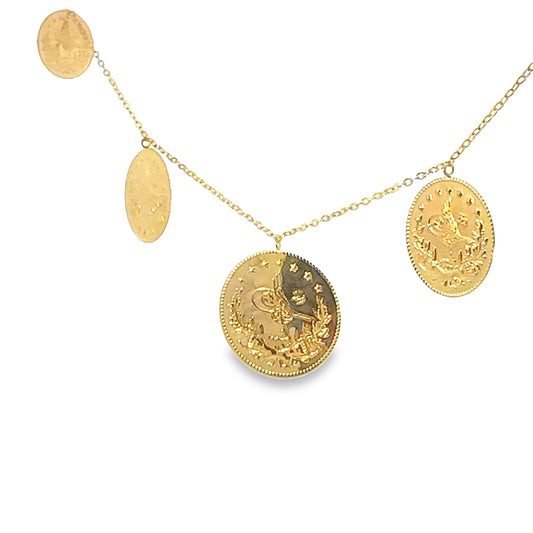 21k Coin Necklace