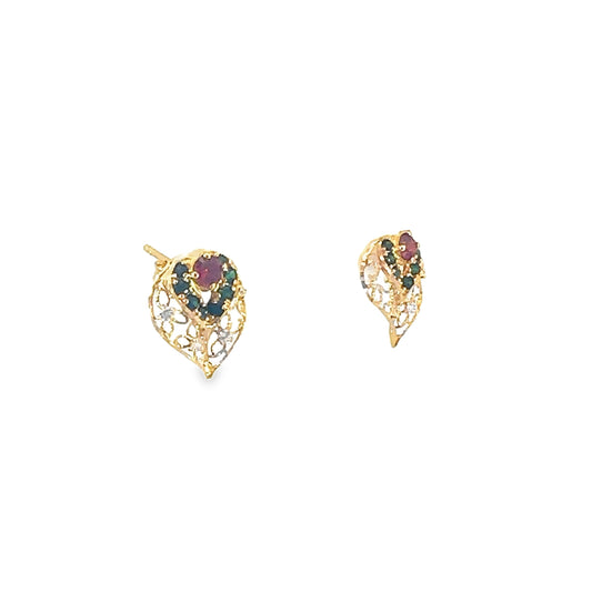 Turath Collection: 21k Earrings - Colorful