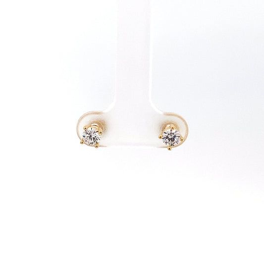 18k Earrings - Big Stud