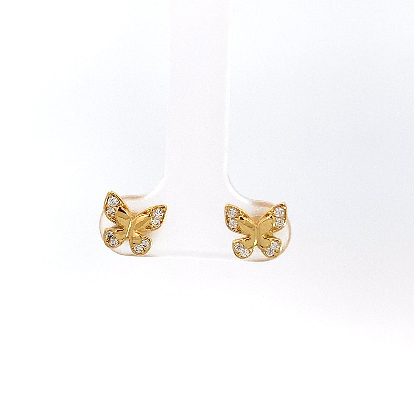 18k Earrings - Butterfly