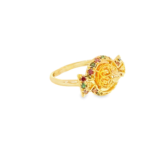 Turath Collection: 21k Ring - Colorful
