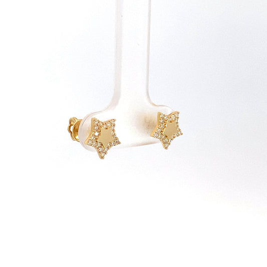 18k Earrings - Star