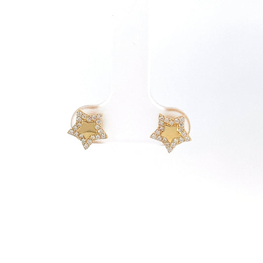 18k Earrings - Star