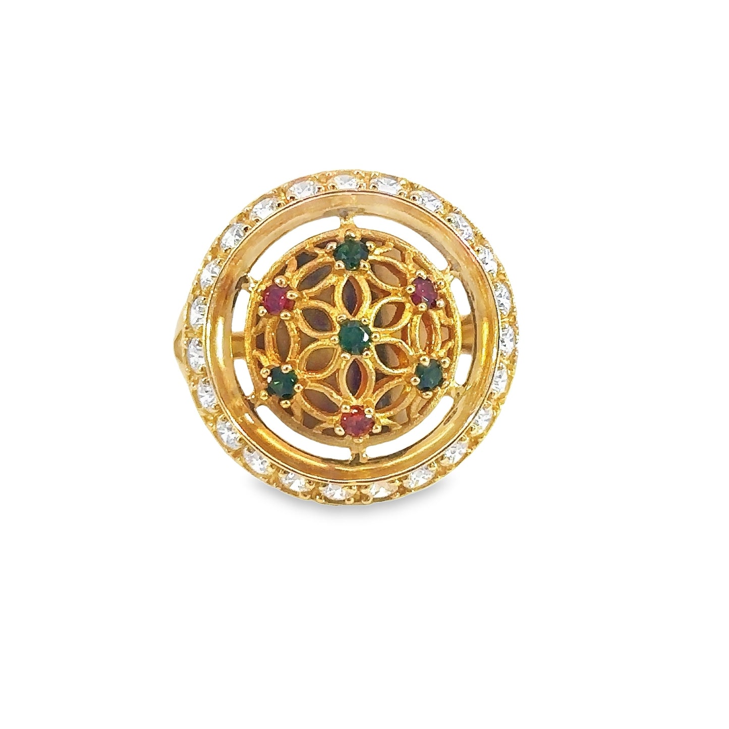 Turath Collection: 21k Ring - Colorful