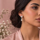 Bahraini Sea’s Blessing Diamond & Bahraini Pearl Earrings, product photo 2