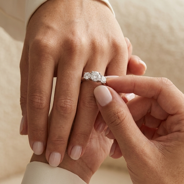 Lab-Grown Diamond Ring, product photo 2