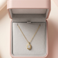 Oval-Cut Stone Charm Necklace in Yellow Gold, product photo 2