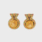 Turath Collection: 21k Earrings - Colorful