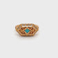 Turath Collection: 21k Ring - Turquoise