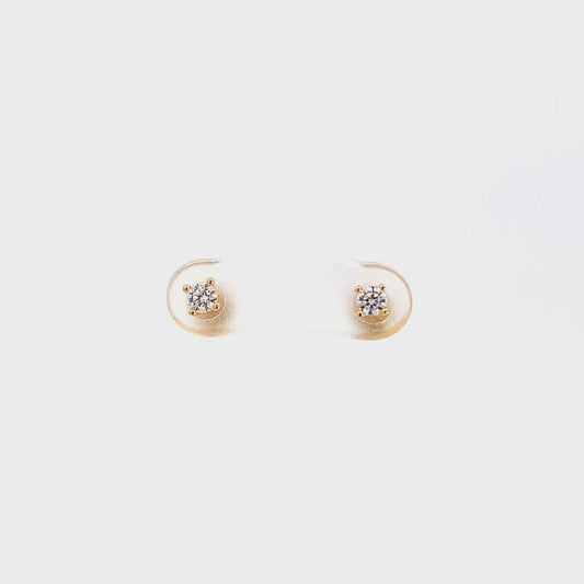 18k Earrings - Big Stud