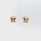 18k Earrings - Butterfly