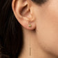 Yellow Gold Dangling Earrings, product photo 2