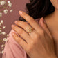 Yellow Gold Flower Ring, product photo 2