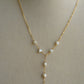 21k Necklace with Natural Bahraini Pearls
